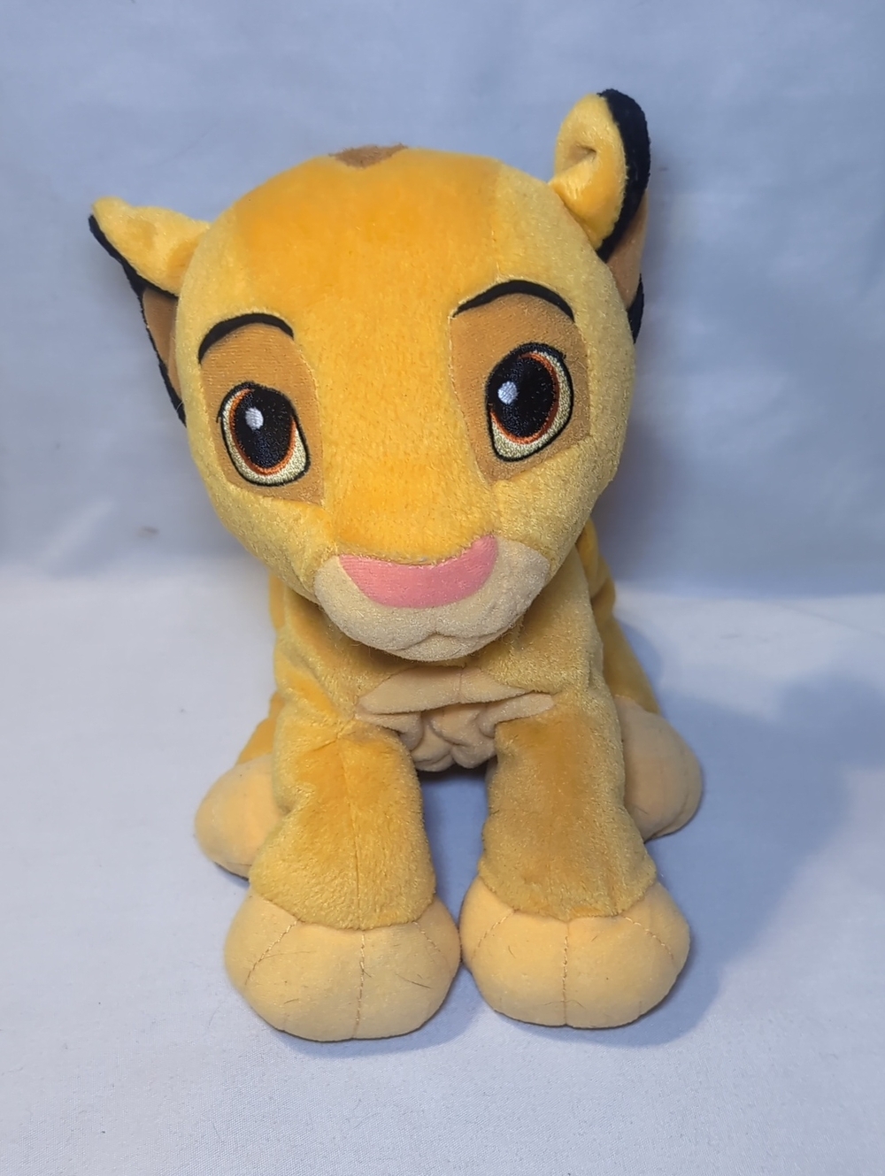 Vintage 2002 Hasbro Disney Lion King Soft Purring Simba Plush Toy Ball Inside